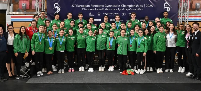Comitiva Portuguesa no Campeonato Europeu de Ginástica Acrobática 2025, Luxemburgo