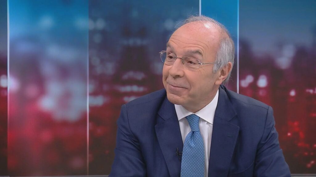 Luís Marques Mendes, candidato nas Presidenciais 2026, em debate televisivo